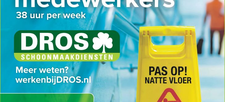 Allround medewerkers schoonmaak in Apeldoorn (38 uur per week)