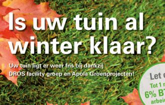Is uw tuin al winter klaar?